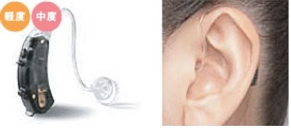 耳かけ型補聴器（RICタイプ）